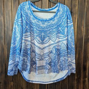 Women's InknBurn/ShoyuDrip Healing Mandala Lounge Top